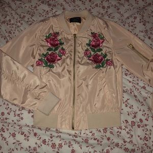 light pink jacket